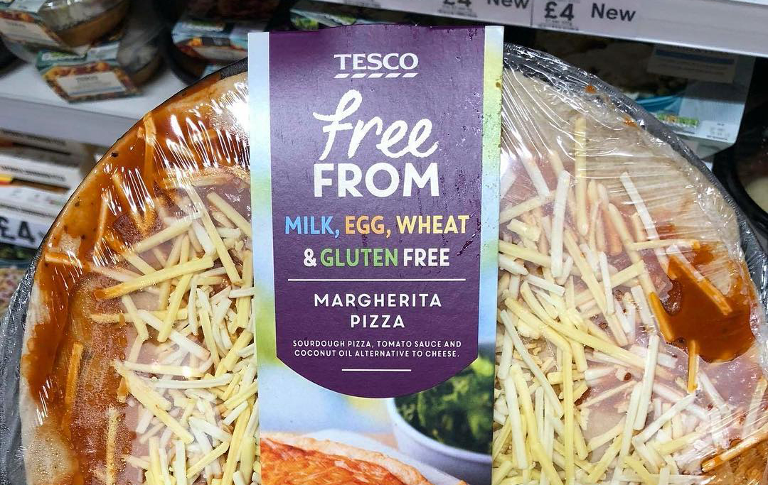 tesco gluten-free pizza