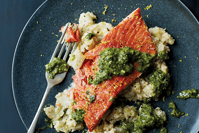 cauliflower and celeriac mash