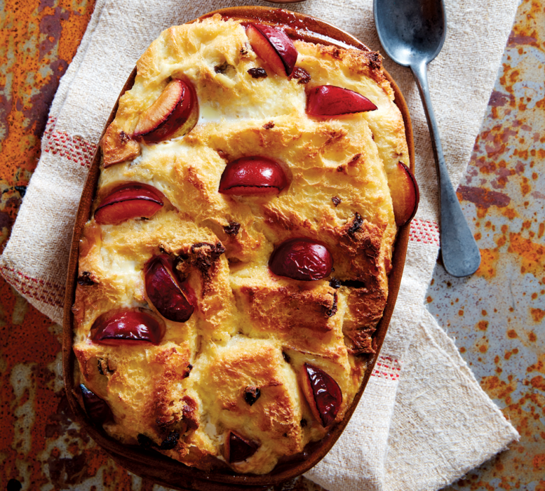 Gluten-free plum panettone pudding - Recipes - Gluten-Free Heaven